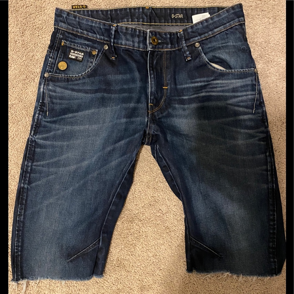 Men’s G-Star cut off shorts size 33